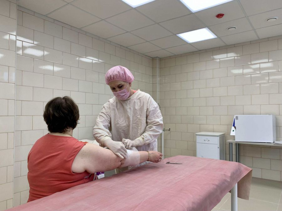 В больнице работает буфет. В больнице работает буфет