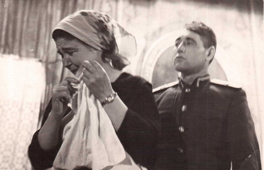 А.С. Кулебенина в драмкружке.